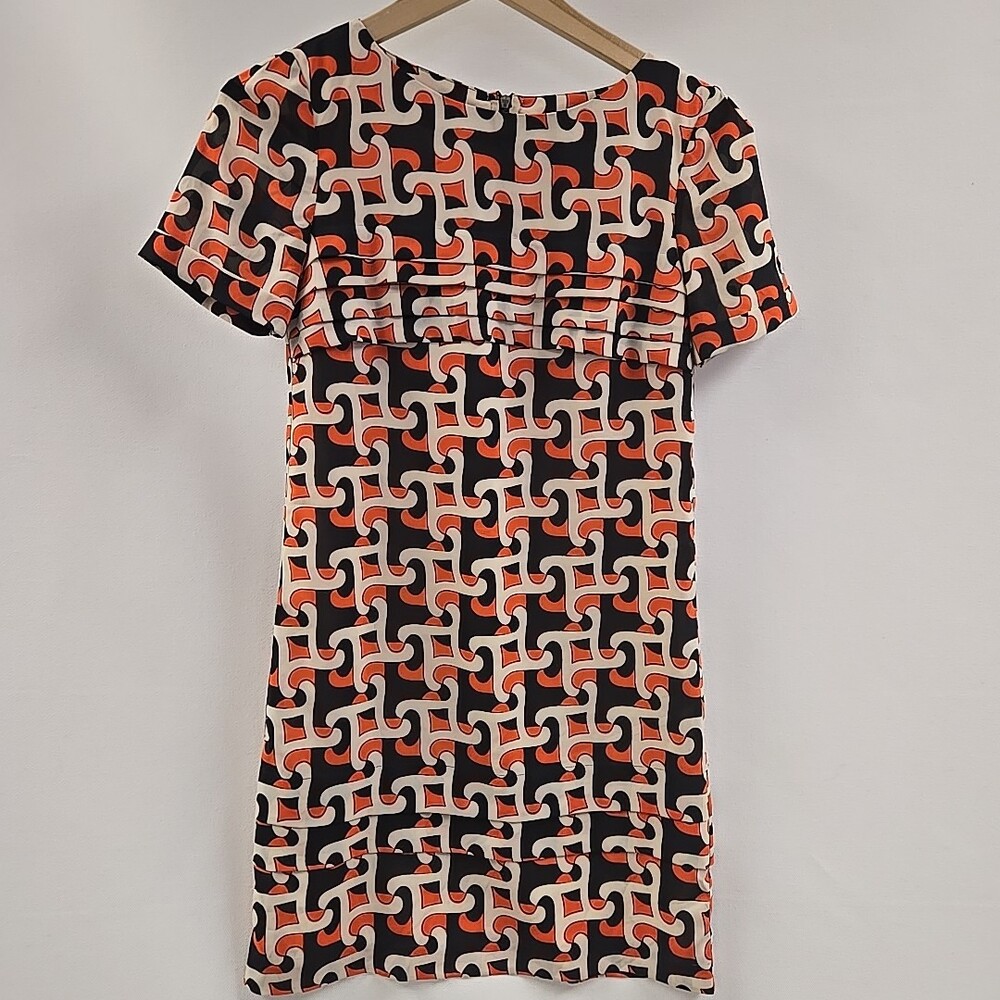 Julie Dillon Short Sleeve Dress Womens Size 6 Multicolor NWOT